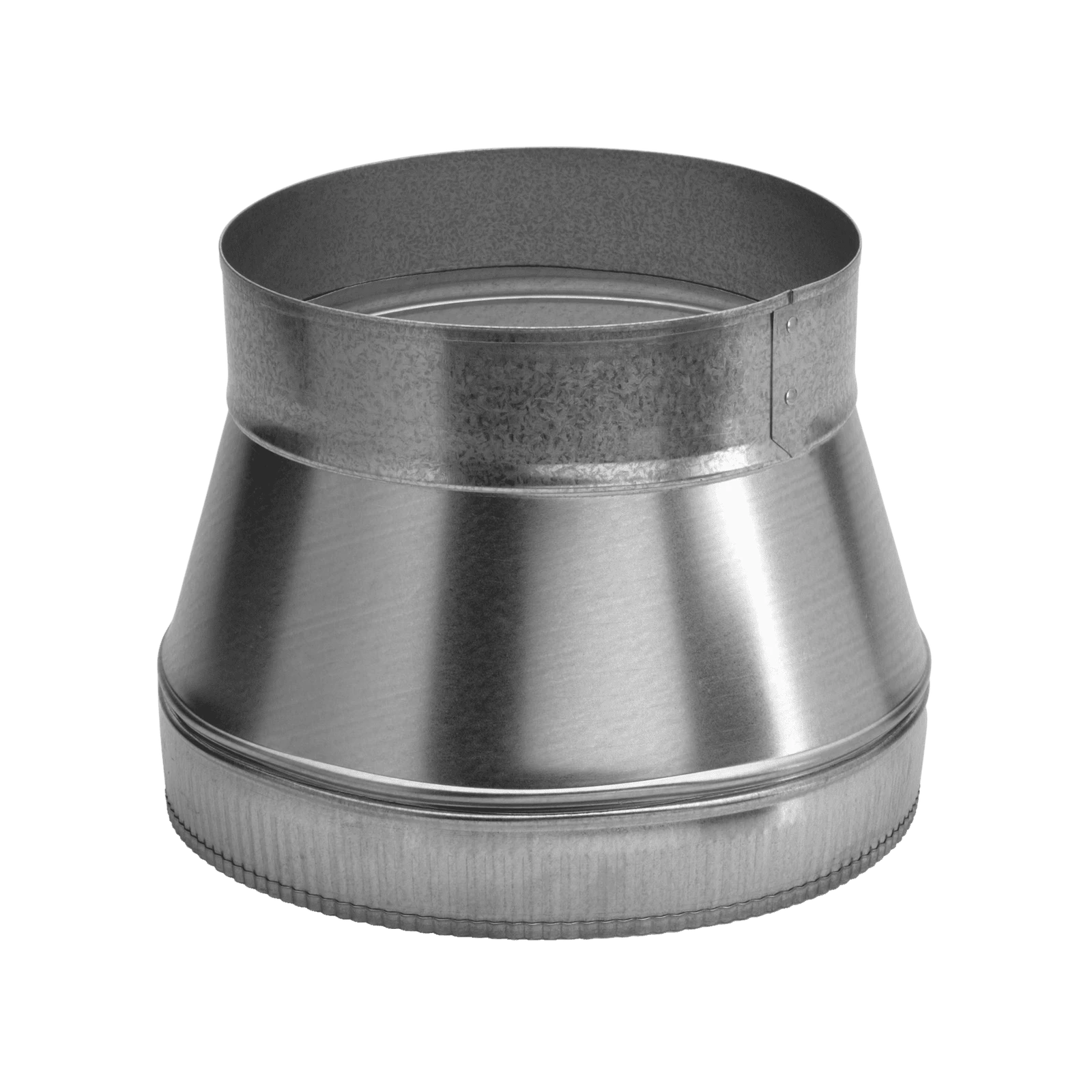 10-INCH TO 8-INCH ROUND TRANSITION FOR RANGE HOODS
